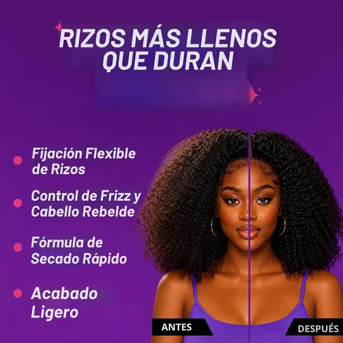 Vista 3 de EBIN NEW YORK Curl & Twist Xtreme - Mousse para rizos voluminizadores