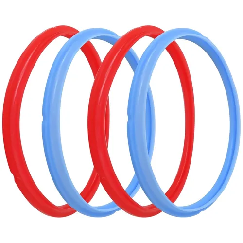 Vista 8 de 4 anillos de silicona de repuesto para juntas de 5 y 6 cuartos de galón, piezas de accesorios, transparentes (actualizados)