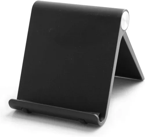 Vista 11 de Mayten Soporte plegable para teléfono celular para iPhone, soporte ajustable para teléfono con amplia compatibilidad, base de escritorio portátil