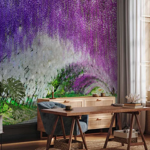 Vista 6 de artgeist - Peel and Stick Wallpaper, Decor for Bedroom Flower 77x55 Inch #01