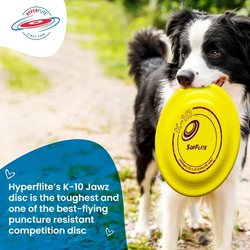 Vista 9 de Hyperflite K-10 SofFlite - Disco volador suave para perros, paquete de 2, M