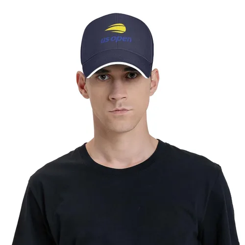 Vista 9 de US Open Tennis 2023 Sandwich Cap Unisex Gorra de béisbol clásica unisex ajustable Casquette Dad Hat