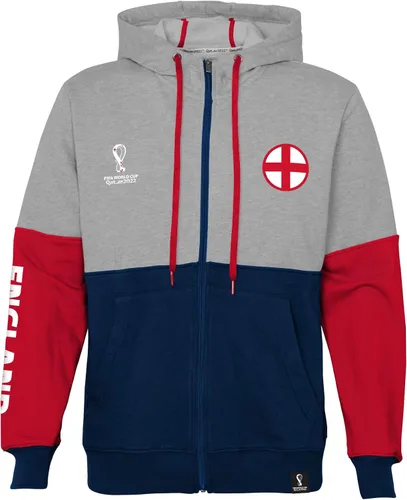 Vista 27 de Outerstuff Sudadera internacional de fútbol para hombre Copa Mundial de la FIFA Panel de contraste de país con capucha de forro polar