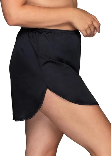Vista 2 de Vanity Fair Women's Anti-Static Nylon Half Slip for Under Dresses, Available up to size 3XL 14 pulgadas - negro