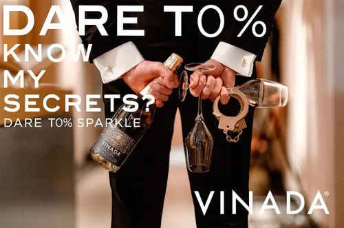 Vista 4 de VINADA - Chardonnay crujiente - Cero alcohol - 25.4 fl oz (3 botellas de vidrio)