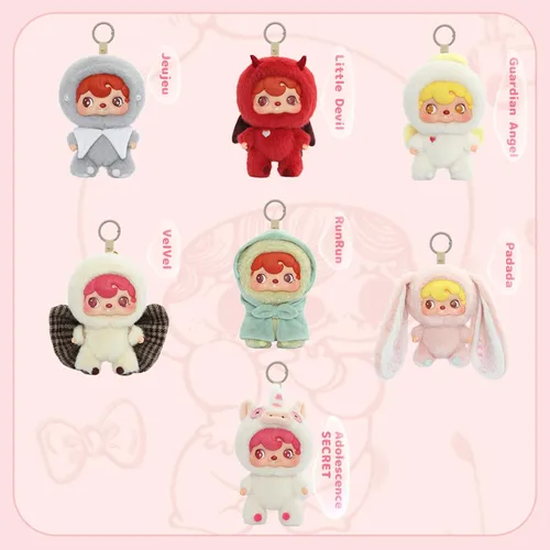 Vista 4 de 52TOYS POUKAPOUKA Mood Bubbles Vinilo de Peluche Juguetes Caja Ciega con Diseño Suave y Adorable, Perfecto para Abrazar, Exhibición y Poses Únicas