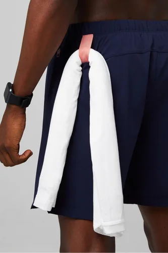 Vista 93 de Fabletics The One - Pantalón corto para hombre (forro), entrenamiento, natación, ligero, de secado rápido, bolsillo con cremallera, tejido elástico