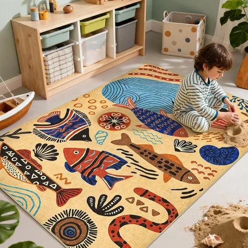 Vista 13 de jinchan Alfombra a rayas de 2 x 3 para entrada, alfombra de cocina, tapete pequeño, antideslizante, ligero, de bajo perfil, decoración para entrada