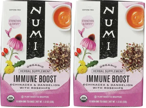 Vista 8 de Numi Té orgánico de refuerzo inmunológico, 16 CT