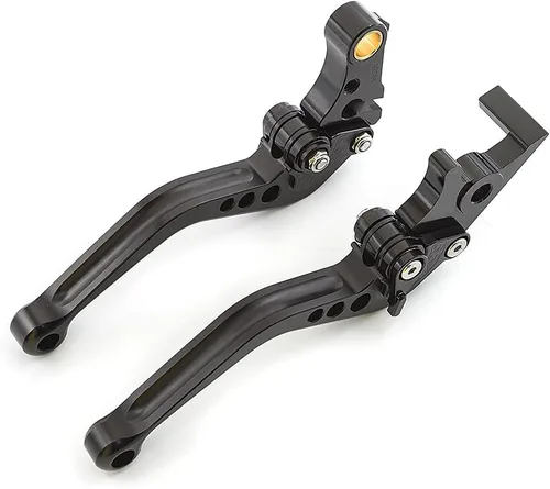 Vista 6 de Embrague de freno para Bajaj Pulsar 200 NS 200 NS200 todos los años Palancas de embrague de freno largo de motocicleta ajustable CNC aluminio A7
