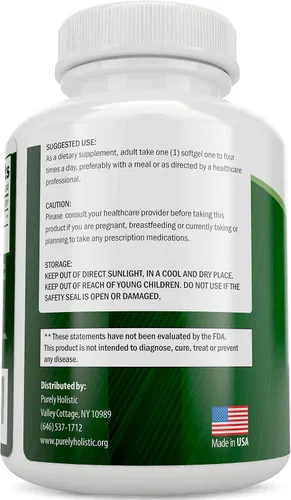 Vista 3 de CoQ10 100 mg + curcumina de cúrcuma orgánica 700 mg con pimienta negra bioperina - 120 cápsulas blandas y 120 cápsulas - 95% curcuminoides