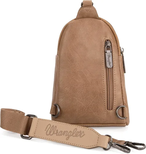 Vista 5 de Wrangler Crossbody Sling Bag for Women with Strap