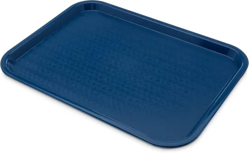 Vista 8 de Carlisle FoodService Products CT121614 Bandeja estándar para cafetería/comida rápida, 12 x 16 pulgadas, azul