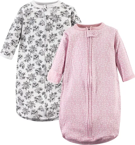 Vista 63 de Hudson Baby Saco de dormir unisex de algodón con manga larga para bebé, saco, manta