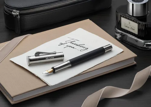 Vista 5 de Faber Castell 145551 - Pluma estilográfica, punta fina F, colección clásica, revestimiento de platino ébano, importación genuina