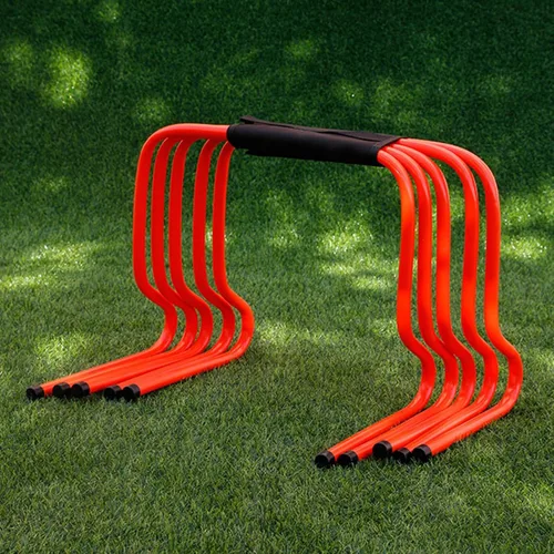 Vista 15 de YXXSDP Juego de 5 obstáculos para entrenamiento de velocidad de agilidad, salto de atletas y entrenamiento de velocidad, equipo de fitness