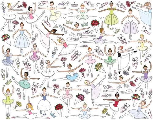 Vista 5 de Melissa & Doug Princesas, fiestas de té, animales y más: paquete de 500+ colección de calcomanías con 1 tema compatible con M&D Scratch Fun Mini Pad