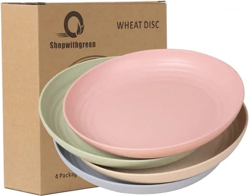 Vista 9 de Shopwithgreen - Platos de paja de trigo