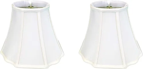 Vista 10 de Royal Designs, Inc. Pantalla de lámpara de esquina exterior con base acampanada y festón, BS-701-12AGL, Dorado Antiguo, 6.5 x 12 x 9.25 pulgadas