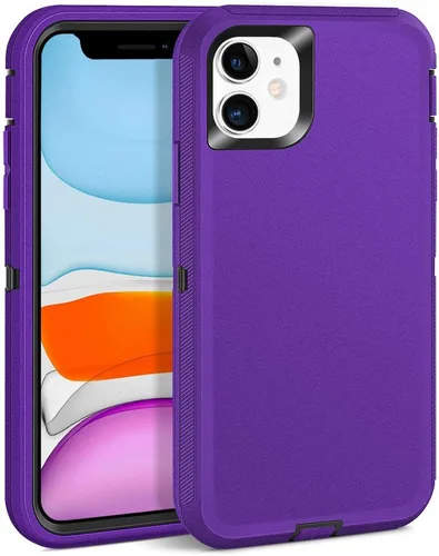 Vista 11 de MAXCURY Funda para iPhone 11, resistente a prueba de golpes, protección de cuerpo completo para hombres y mujeres, parachoques de policarbonato duro