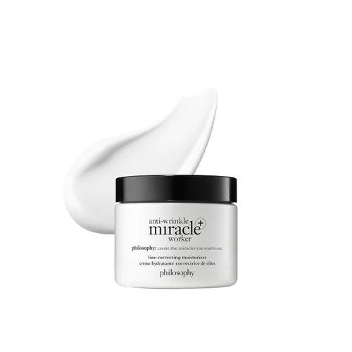 Vista 6 de philosophy Crema hidratante facial antiarrugas con corrección de línea, con vitamina C y ácido hialurónico, mejora instantáneamente la suavidad