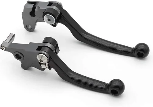 Vista 3 de FXCNC CNC CNC aluminio 3D Dirt Bike Pivot freno embrague palancas compatibles con Yamaha XTZ125 2003-2012, para Kawasaki KDX 125S R 1990-1999