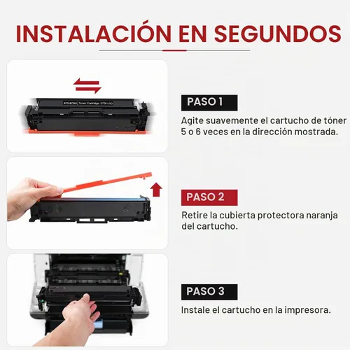 Vista 5 de 075 075H Cartucho de tóner compatible con Canon 075H 075 Juego de cartuchos