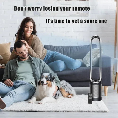 Vista 6 de Mando a distancia de repuesto para ventilador Dyson, compatible con ventilador purificador Dyson Pure Cool Link DP01 DP03 TP02 TP03, parte