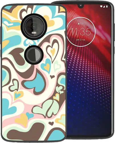 Vista 9 de Funda para teléfono Motorola Moto Z4, bonita funda de teléfono para Motorola Moto Z4, diseño estético, lindo patrón a prueba de golpes