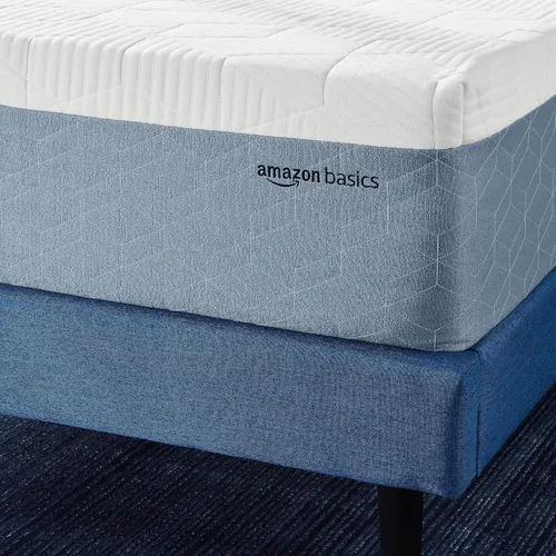 Vista 3 de Amazon Basics Colchón de espuma viscoelástica de gel refrescante, firmeza media, certificado CertiPUR-US, tamaño individual, 75 x 39 x 12 pulgadas