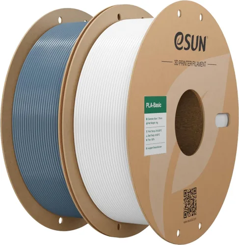 Vista 35 de eSUN Filamento PLA Basic de 0.07 in, naranja, carrete de 2.2 libras 1.anaranjado
