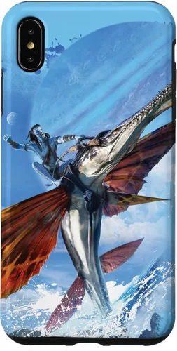 Vista 11 de iPhone 16 Avatar: El camino del agua Jake Sully Riding Skimwing Funda pintada