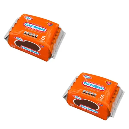 Vista 3 de Chocoramo (Pck de 2-5 unidades por paquete) Snack Cake Cover con Chocolate comida colombiana Colombia snack mekato colombiano Chocorramo Comida