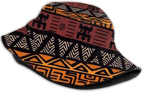Vista 2 de Sombrero de pescador africano para viajes en la playa, sombrero de verano, protección solar UV, sombrero de pescador, regalos africanos