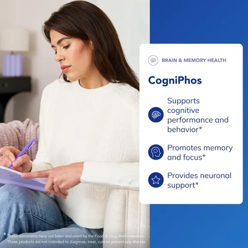 Vista 3 de Pure Encapsulations CogniPhos - Acetyl-L-Carnitine Supplement with Cognizin Citicoline & Phosphatidylserine - Supports Memory & Positive Mindset