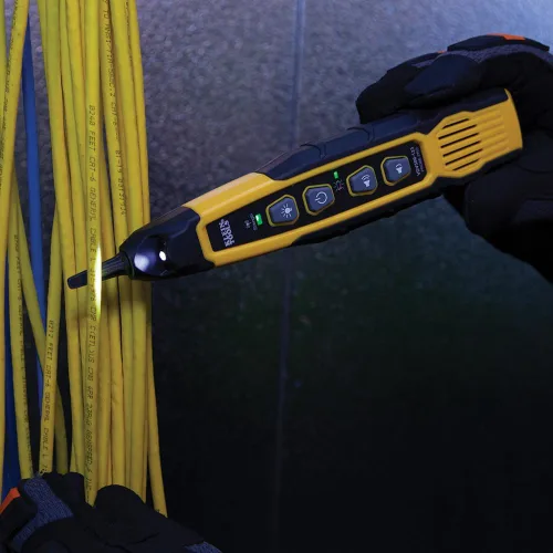 Vista 5 de Klein Tools VDV500-123 Sonda de trazado de cables con luz de trabajo LED para cables Ethernet, Internet, teléfono, altavoces, coaxial, video y datos
