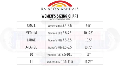 Vista 6 de Rainbow Sandals Sandalias de cuero premium de doble capa para mujer con soporte de arco
