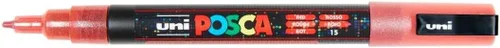 Vista 3 de uni-ball POSCA PC-3M - Rotulador fino, color negro azul Glitter