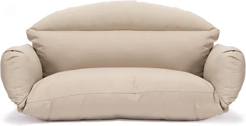 Vista 16 de LeisureMod Cojín colgante para silla de huevo para 2 personas, naranja oscuro, secado rápido, resistente a la intemperie, relleno de algodón suave