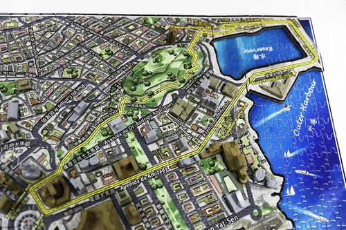 Vista 6 de 4D Cityscape Rompecabezas de China 4D Macao