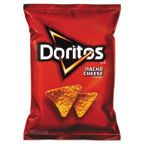 Vista 10 de Doritos Chips de tortilla saborizados, queso nacho, 1 onza (paquete de 104)