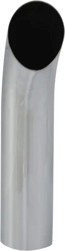 Vista 2 de Tubo de escape curvado cromado de 5 "OD×24