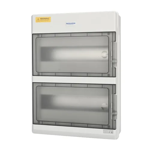 Vista 19 de MOLLOM Caja de protección de distribución MCB del disyuntor de 2 vías Ht