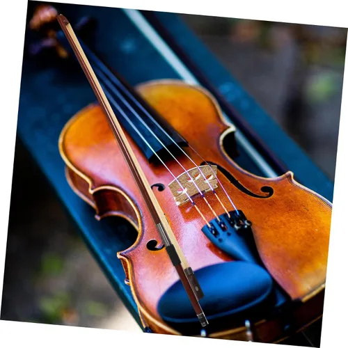 Vista 4 de Accesorio de instrumento musical de violín de sándalo rojo para principiantes y jóvenes jugadores, regalo para amantes de la música