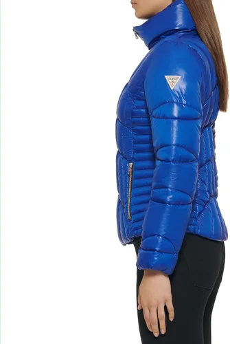 Vista 3 de GUESS Chaqueta acolchada acolchada para mujer