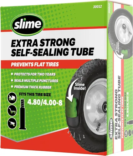 Vista 13 de Slime 30010 Tubo interior para carretillas, camiones de mano, compresores, cortacéspedes, scooters, remolques y más, extra fuerte, incluye sellador