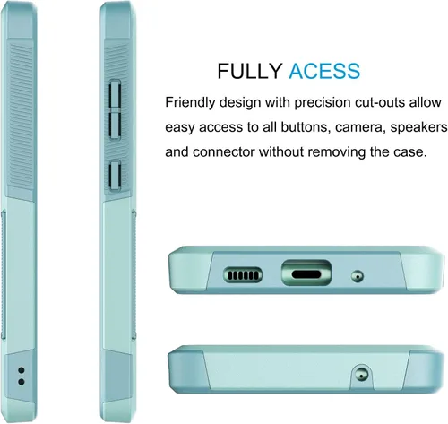 Vista 5 de Tekcoo Funda para Samsung Galaxy S20 FE Fan Edition 5G 4G 2022 2020 2 protectores de pantalla de vidrio templado Parachoques
