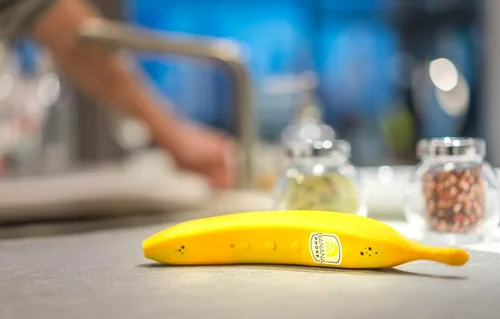 Vista 6 de Auricular Bluetooth Banana Phone para dispositivos móviles iPhone y Android (Banana única)