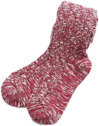 Vista 4 de HYTENSUN Calcetines de invierno de punto alto para mujer, estilo vintage, extra largos, calentadores de piernas por encima de la rodilla, medias