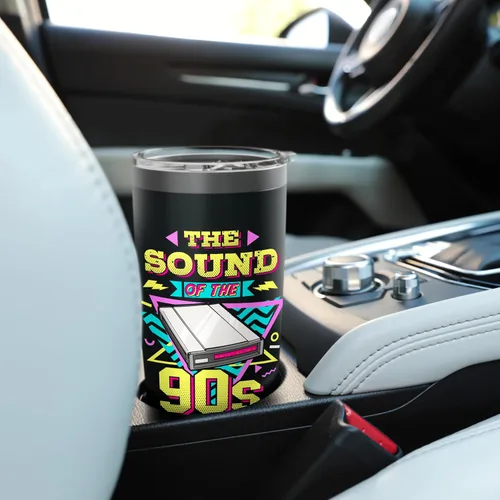 Vista 6 de 90s Nostalgia Retro 90s Dial Up Internet Vintage Stainless Steel Insulated Tumbler